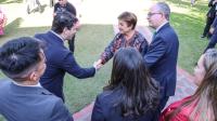 saludo santiago peña a Kristalina Georgieva